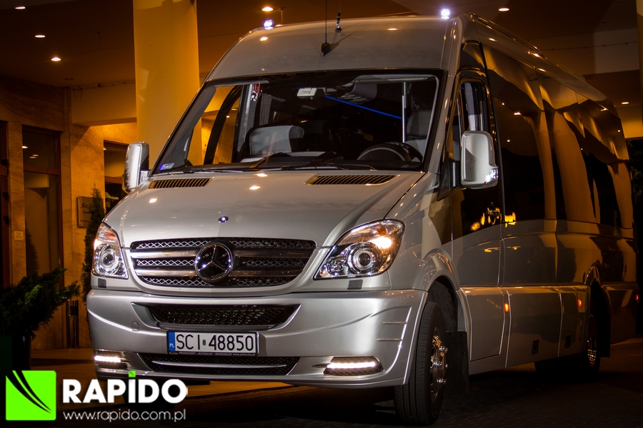 Sprinter 221 Mercedes Sprinter VIP 22+2 - RAPIDO - autokary, busy Wisła, Ustroń ...