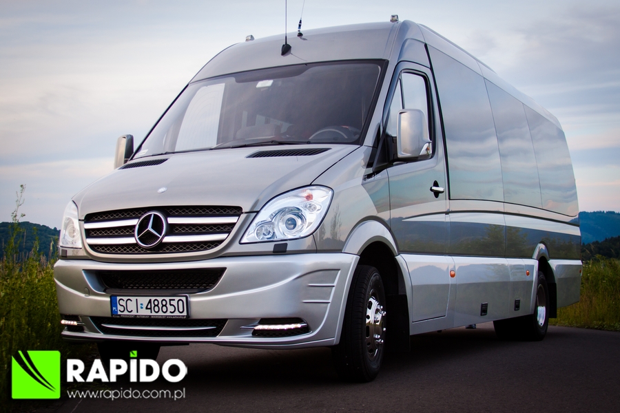 Sprinter 221 Mercedes Sprinter VIP 22+2 – RAPIDO – autokary, busy Wisła, Ustroń ...